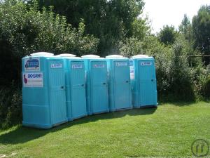 Toilette, Sanitärkabine für Baustellen