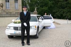 2-8,6m lange, weisse Stretchlimousine im Raum Stuttgart, Reutlingen, Esslingen, Göppingen und ...