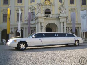 3-8,6m lange, weisse Stretchlimousine im Raum Stuttgart, Reutlingen, Esslingen, Göppingen und ...